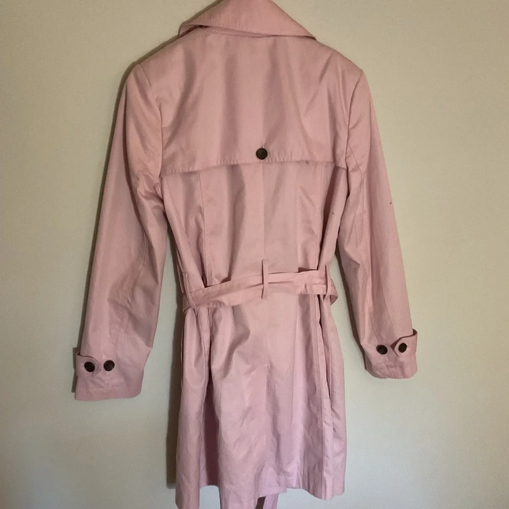 Banana Republic Light Pink Trench Coat - Picture 3 of 10